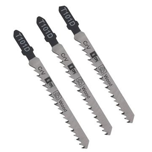 T101D 6 Tpi Crv T-Shank Woodworking Jig Saw Blades para cortar madeira dura pl&aacute;stico