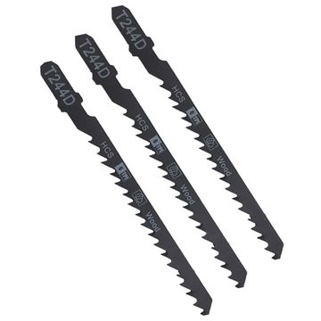 Hoja de sierra caladora con v&aacute;stago en T HCS 6TPI para corte de madera de acero con alto contenido de carbono T244d