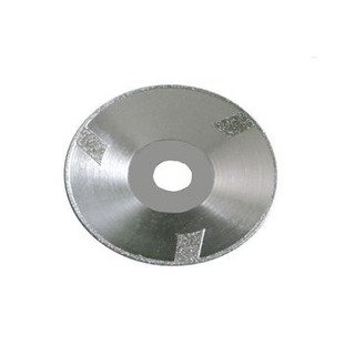 Electroplated Continuous Rim Diamond Blade with Cup Protectional Segment