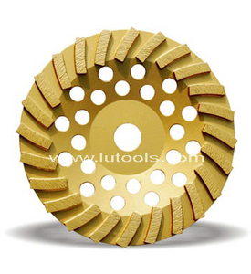 Segmented Turbo Diamond Cup Grinding Wheel (DG-003)