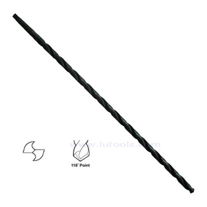 Brocas de longitud extra con v&aacute;stago c&oacute;nico HSS