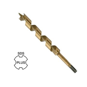 Broca de broca de madeira de flauta &uacute;nica com revestimento de tit&acirc;nio SDS Plus para perfura&ccedil;&atilde;o de madeira